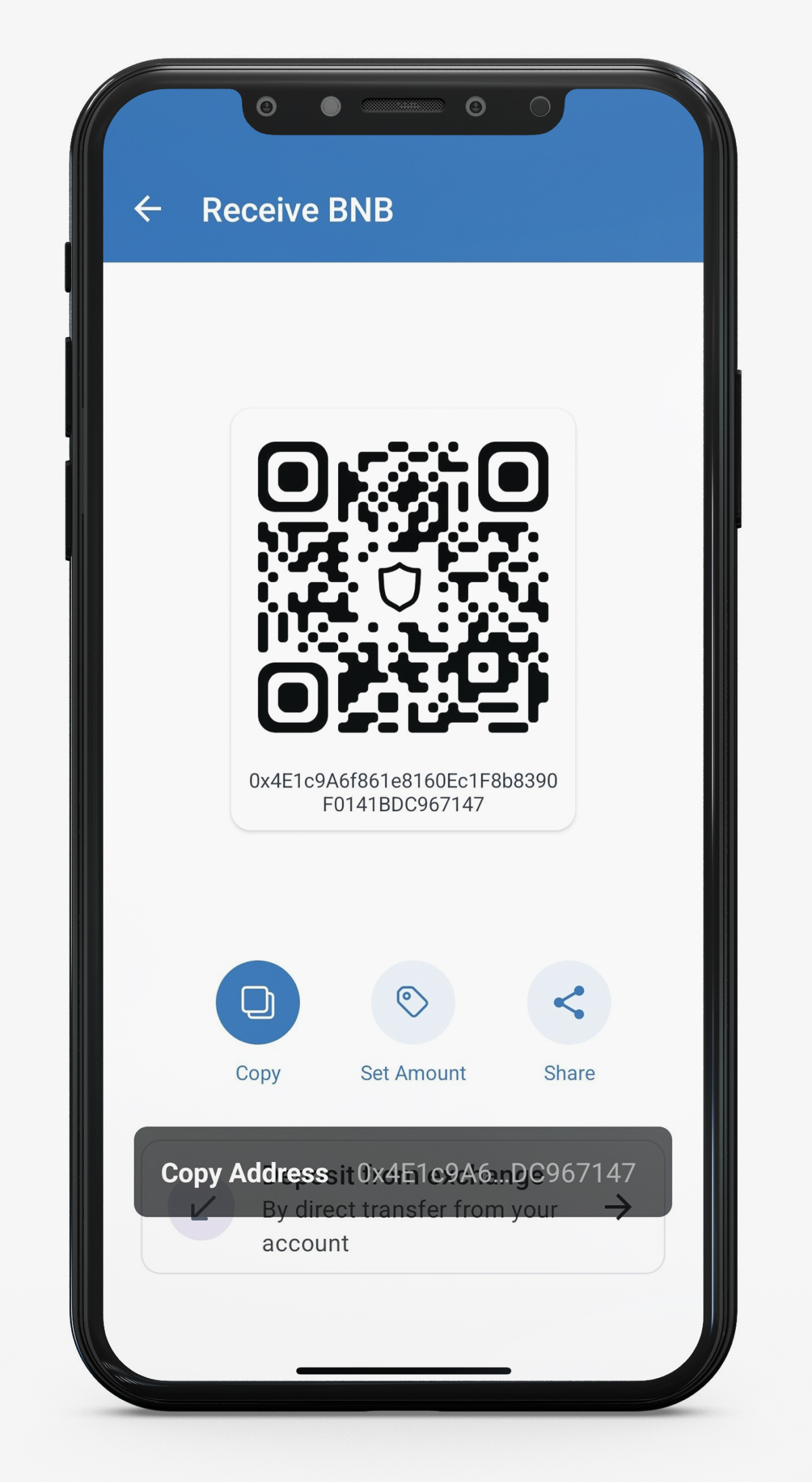 how to transfer bnb from crypto.com to trust wallet screenshot qr-code