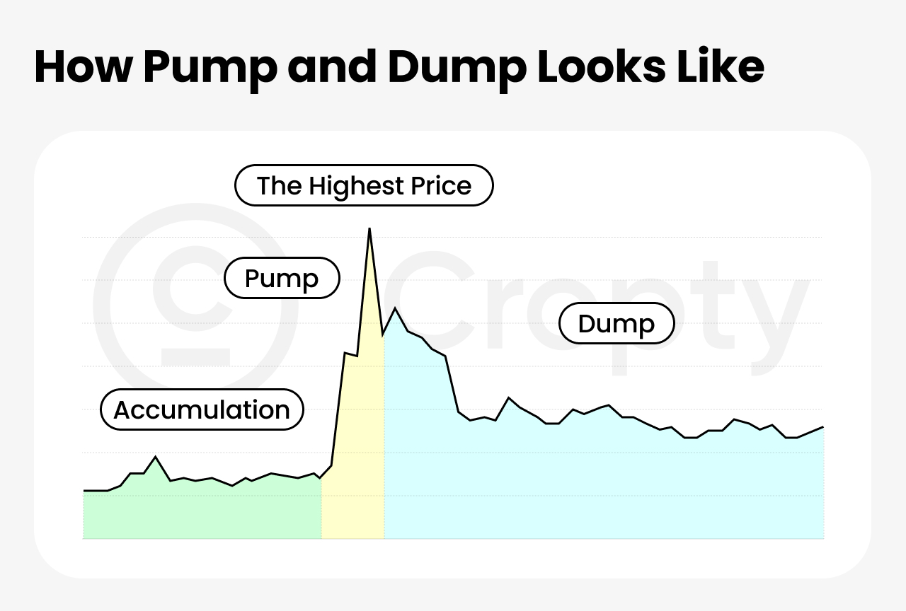 graph of a Pump and Dump Scheme, how Pump and Dump works