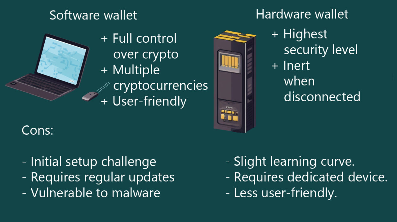 software vs hardware wallet