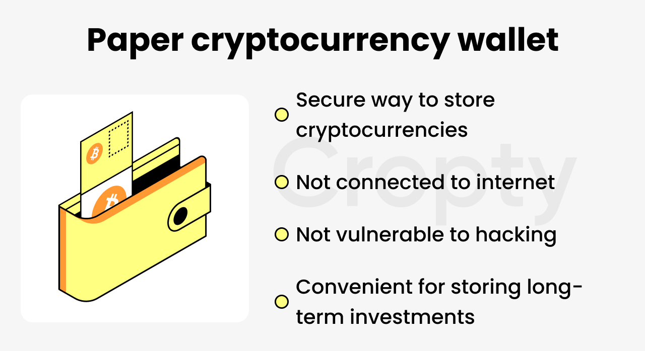 paper cryptocurrency wallet