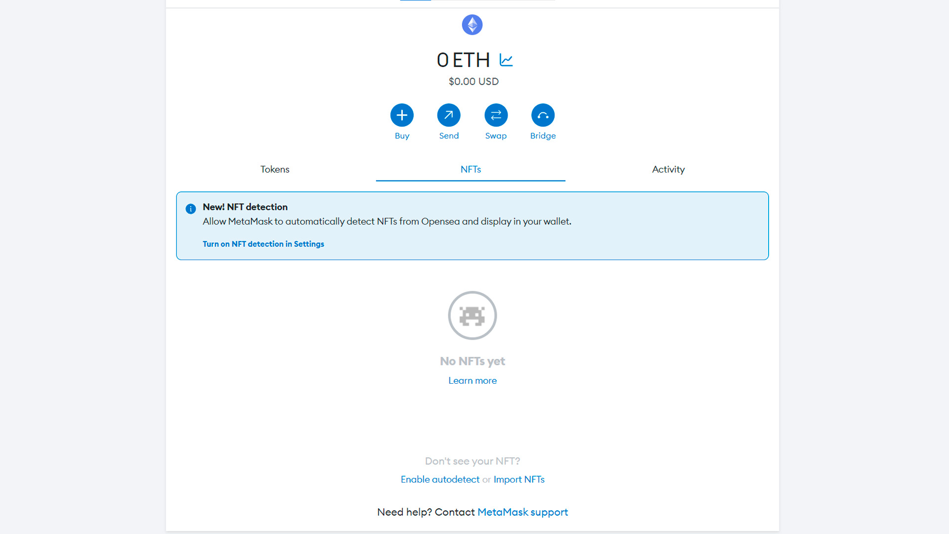 metamask wallet best NFT