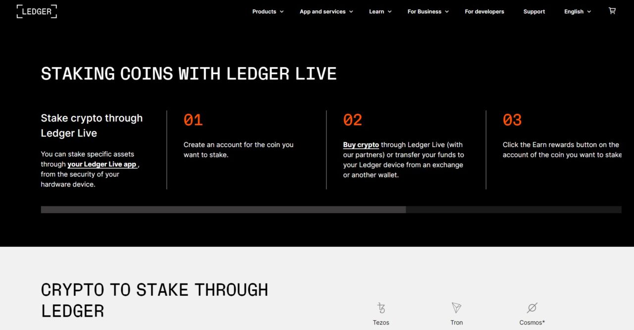 ledger staking