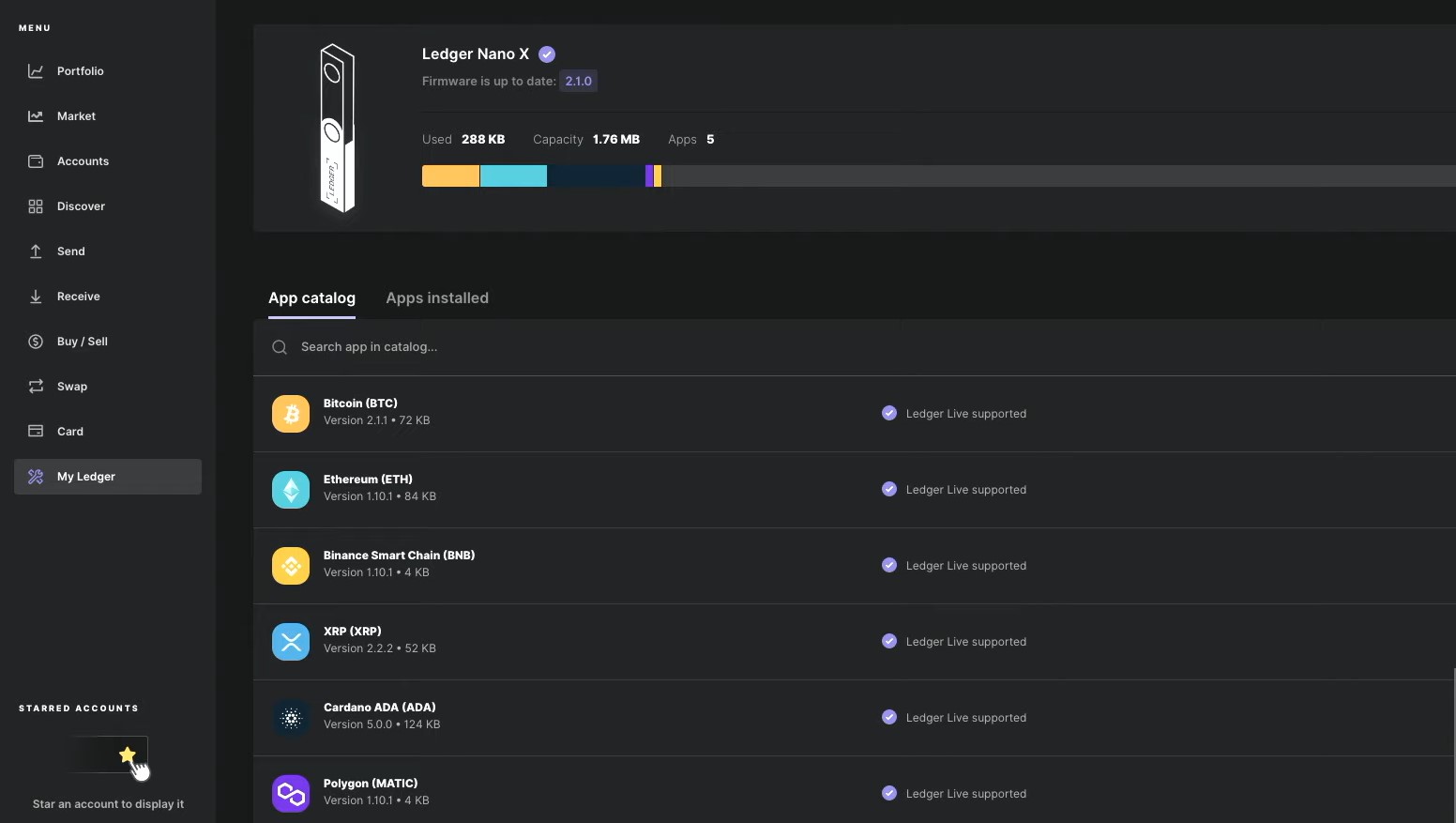 ledger live apps